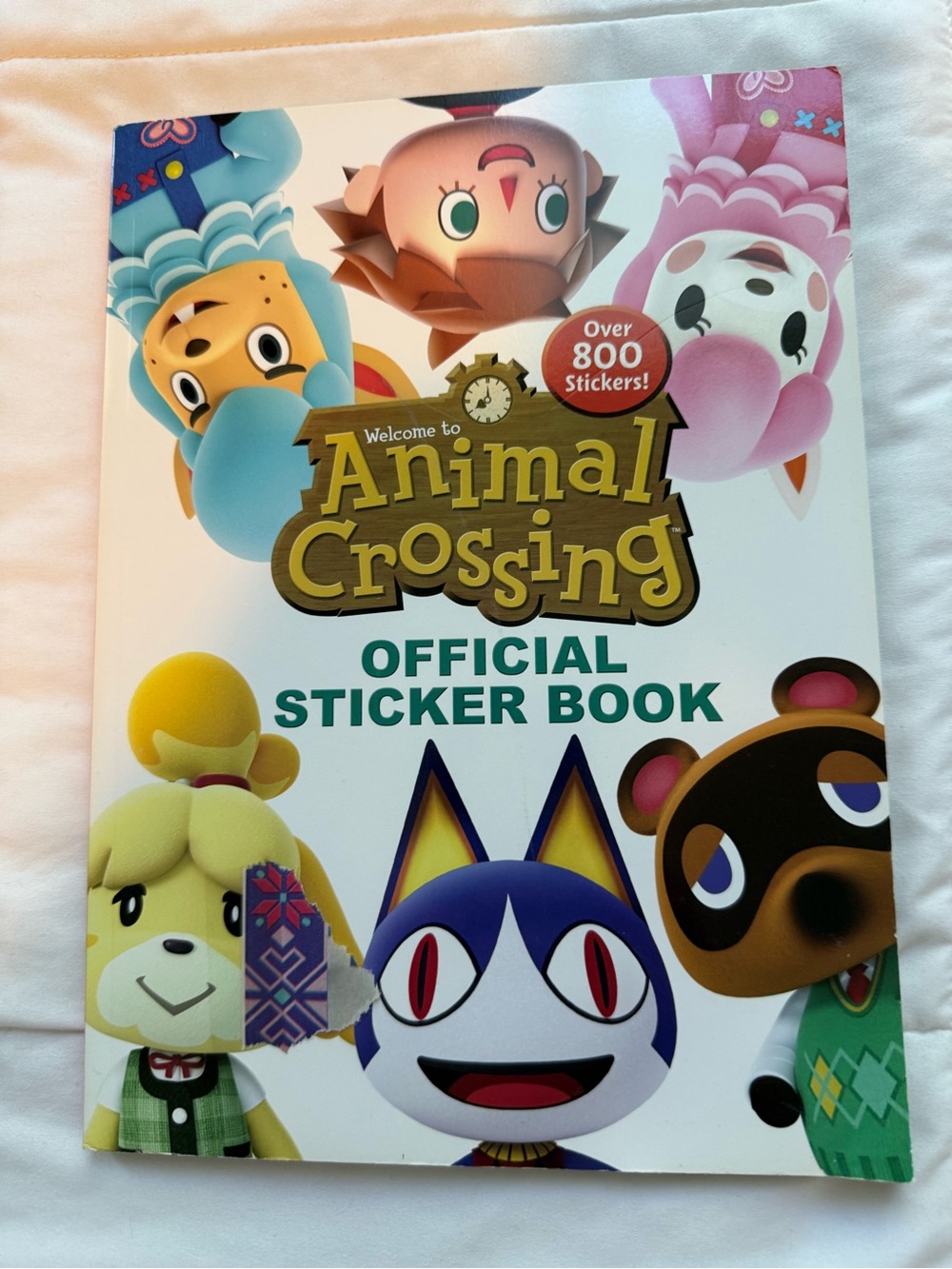 Animal Crossing Sticker Book NEW NWT